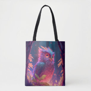 Tote Bag Oiseau Oiseau Animal Portrait Peinture Faune Extér