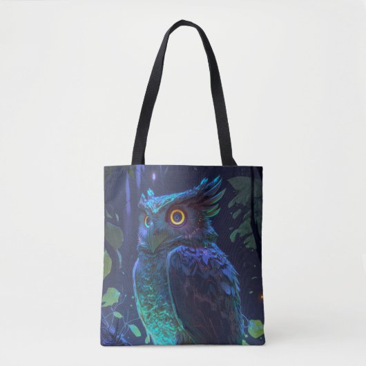 Tote Bag Oiseau Oiseau Animal Portrait Peinture Faune Extér (Devant)