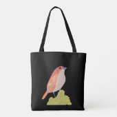 Tote Bag Oiseau rose (Dos)