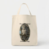 TOTE BAG OISEAU SAGE (Devant)