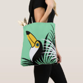 Tote Bag Oiseau tactile exotique (De près)