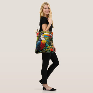 Tote Bag Oiseau Toucan coloré