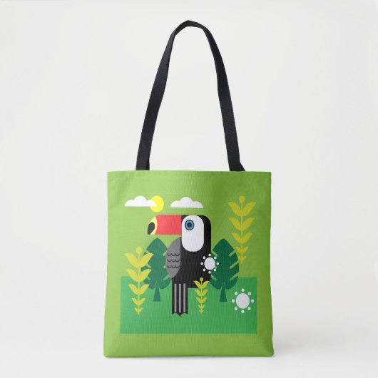 Tote Bag Oiseau tropical du Toucan (Devant)
