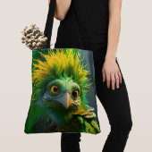 Tote Bag Oiseau vert (De près)