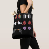 Tote Bag Oiseaux Amoureux (De près)