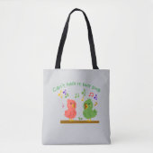 Tote Bag Oiseaux chanteurs (Devant)