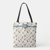 Tote Bag Oiseaux chanteurs et fleurs (Dos)