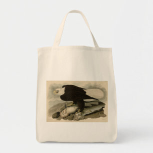 Tote Bag Oiseaux d'Amérique à tête blanche (aigle à tête bl