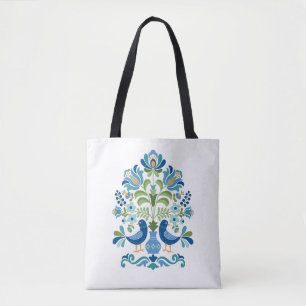 Tote Bag Oiseaux de conception folklorique hongrois