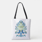 Tote Bag Oiseaux de conception folklorique hongrois (Dos)