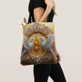 Tote Bag Oiseaux de mariage (De près)