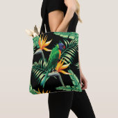 Tote Bag Oiseaux De Paradis Et De Mignonnes Illustrations D (De près)