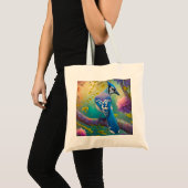 Tote Bag Oiseaux d'Imaginaire Jay bleu (Devant (produit))