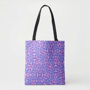 Tote Bag Oiseaux Et Fleurs