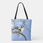 Tote Bag Oiseaux et fleurs de cerisiers Ohara Koson (Dos)