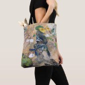 Tote Bag Oiseaux et libellules, Bruno Liljefors (De près)