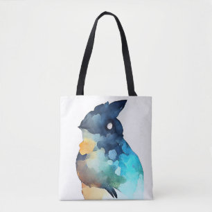 Tote Bag Oiseaux Faune Animaux Nature Aquarelle Art
