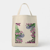 Tote Bag Oiseaux folkloriques Fleurs Acorns (Dos)