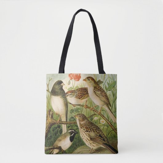 Tote Bag Oiseaux nord-américains | Tzel Gustav Mü (Devant)