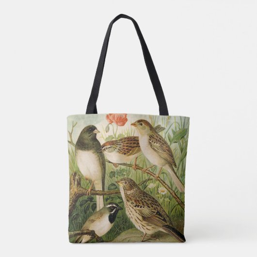 Tote Bag Oiseaux nord-américains | Tzel Gustav Mü (Dos)