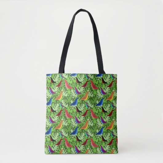 Tote Bag Oiseaux, oiseaux, oiseaux (Devant)