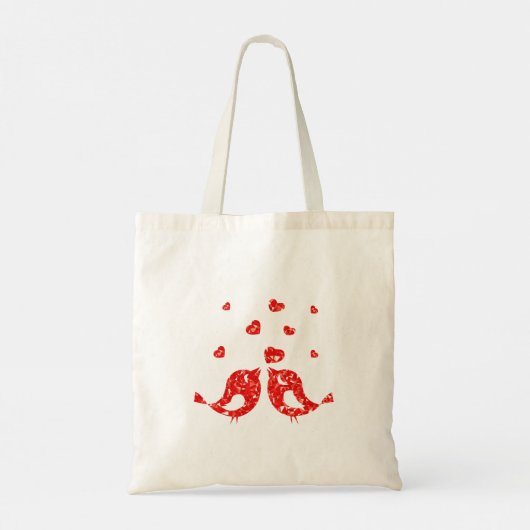 Tote Bag Oiseaux rouges (Dos)