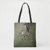 Tote Bag Oiseaux sur une perruque (Devant)