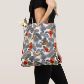 Tote Bag oiseaux tropicaux (De près)