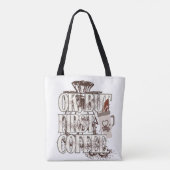 Tote Bag OK Mais D'abord Café (Dos)
