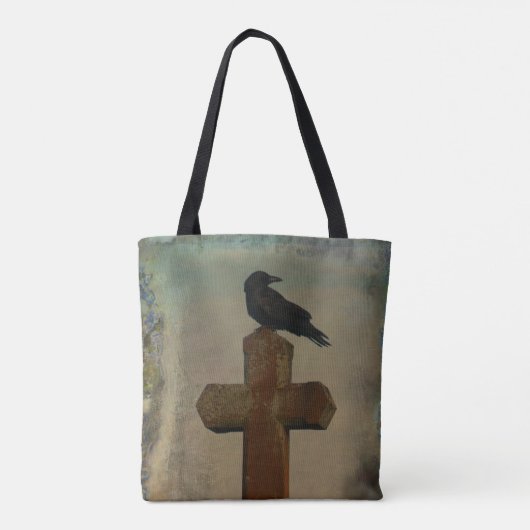 Tote Bag Old Crow sur Old Cross (Dos)