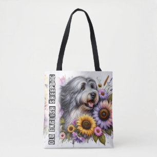 Tote Bag Old English Sheepdog
