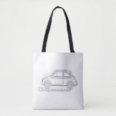 Tote Bag Oldtimer Cinquecento Der PUCH 500 (Devant)
