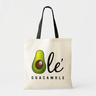 Tote Bag Ole Guacamole Avocado Humor