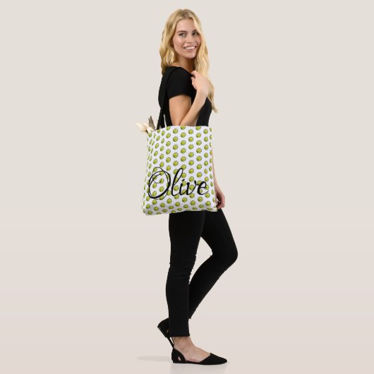 Tote Bag Olive (Sur le modèle)