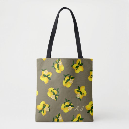 Tote Bag Olive chic citron (Devant)