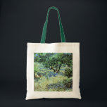 Tote Bag Olive Grove par Vincent van Gogh<br><div class="desc">Olive Grove de Vincent van Gogh est une peinture vintage de la nature post impressionnisme d'art. Van Gogh a peint une douzaine de paysages d'oliviers vivant dans le sud de la France. Un verger rempli d'arbres fruitiers sur une ferme en été. À propos de l'artiste : Vincent Willem van Gogh...</div>