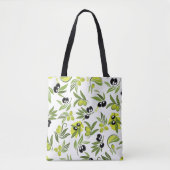 Tote Bag Olives noires et vertes (Devant)