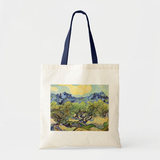 Tote Bag Oliviers aux Alpilles par Vincent van Gogh (Devant)