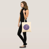 Tote Bag Om Mandala Purple (Devant (modèle))