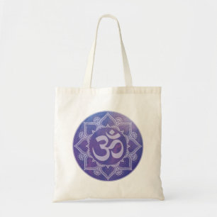 Tote Bag Om Mandala Purple