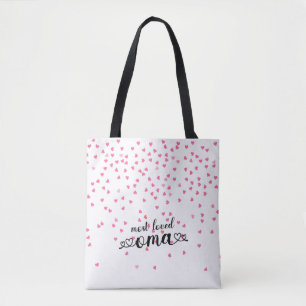 Tote Bag Oma le plus aimé des cœurs