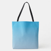 Tote Bag Ombre bleue (Devant)