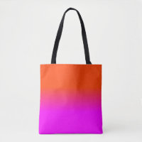 Ombre couleur couleur néon orange et rose chaud Sc