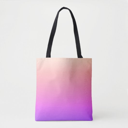 Tote Bag Ombre couleur rose et pourpre de fond (Devant)