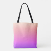 Tote Bag Ombre couleur rose et pourpre de fond (Dos)