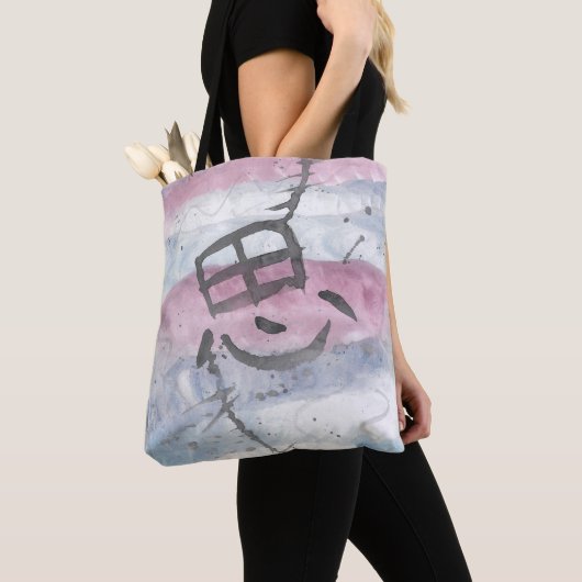 Tote Bag Omo-pensée - Kanji (De près)