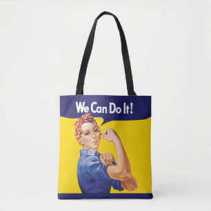 Tote Bag On Peut Le Faire ! Rosie le Riveter