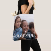 Tote Bag On t'aime grand-mère | Deux photos pleines (De près)