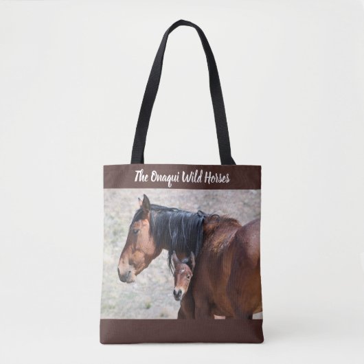 Tote Bag Onaqui Chevaux sauvages (Devant)