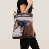 Tote Bag Onaqui Chevaux sauvages (De près)